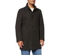 bugatti Herren Mantel klassischer Wollmantel mit Stehkragen in einer komfortablen Passform