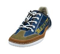 bugatti Herren Modischer Casual-Sneaker mit Logo-Details und Flexibler Sohle, Mehrfarbig, 45 EU