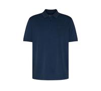 Poloshirt BUGATTI, Herren, Gr. XL, 390, marine, 50% Baumwolle, 50% Polyester, unifarben, casual, regular fit, ohne Ausschnitt, Kurzarm Bündchen, Shirts, mit Brusttasche (70089306-XL) 390, marine