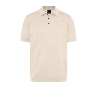 Poloshirt BUGATTI, Herren, Gr. M, beige, 75% Baumwolle, 25% Polyacryl, regular fit, ohne Ausschnitt, Rippbündchen, Shirts, in klassischer Form (78102117-M) beige