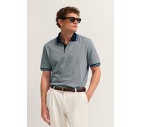 Poloshirt BUGATTI, Herren, Gr. L, 390, marine, 100% Baumwolle, unifarben, normal, ohne Ausschnitt, Shirts, Modern Fit aus reiner Baumwolle (74335814-L) 390, marine