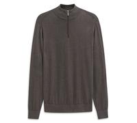 bugatti Herren Pullover Troyer Stehkragen Kaschmir-Anteil Regular Fit