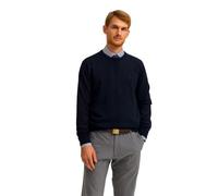 bugatti Herren Pullover Rundhals 7400-85510D Regular Fit Basic Essentials Baumwolle