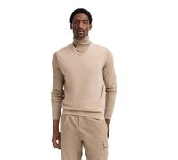 Pullunder BUGATTI "Regular Fit", Herren, Gr. M, 30, beige, 95% Baumwolle, 5% Kaschmir, unifarben, casual, regular fit, V-Ausschnitt, ohne Ärmel Rippbündchen, Pullover, mit V-Ausschnitt aus Baumwolle-K