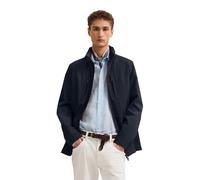 Regenjacke BUGATTI "Regular Fit", Herren, Gr. 56, 390, marine, 100% Polyester, unifarben, regular fit, Jacken Regenjacke, wasserdicht winddicht atmungsaktiv RainSeries (71739600-56) 390, marine