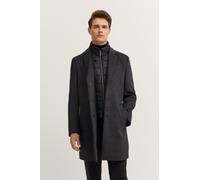 Bugatti Herren Reverskragen Mantel mit Glencheck-Karo und Westen-Einsatz EU46