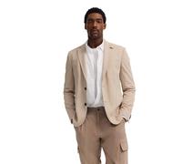 Sakko BUGATTI "Modern Fit", Herren, Gr. 52, 30, beige, 37% Polyester, 37% Viskose, 15% Wolle, 8% Polyamid, 3% Elasthan, unifarben, normal, Manschette, Sakkos, Jersey Stretch mit Taschen (56400411-52)