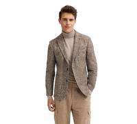 Sakko BUGATTI "Modern Fit", Herren, Gr. 58, 40, beige, 38% Baumwolle, 38% Wolle, 24% Polyester, Minimalmuster, normal, Manschette, Sakkos, Jersey mit Stretch mit Klein-Dessin (44457713-58) 40, beige