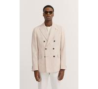 Sakko BUGATTI, Herren, Gr. 52, 30, beige, 81% Wolle, 13% Viskose, 6% Polyamid, gepunktet, casual, normal, Langarm Manschette, Sakkos, aus Wolle (17682917-52) 30, beige