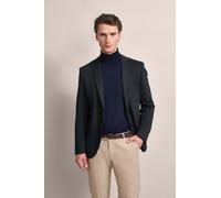 Anzugsakko BUGATTI, Herren, Gr. 98, blau (marine), 66% Polyester, 21% Viskose, 10% Polyamid, 3% Elasthan, unifarben, normal, normaler Saum, Sakkos Anzugsakko, mit dezenter Struktur (14988962-98)