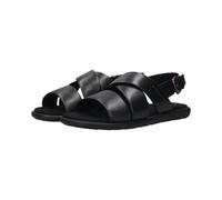 bugatti Sandalen Herren Glattleder schwarz, 44 (9.5)