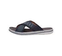 Bugatti Sani Pantoletten blau Herren Gr. 41