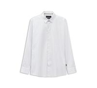 Langarmhemd BUGATTI, Herren, Gr. 3XL, Normalgrößen, 550, flaschengrün, 100% Baumwolle, unifarben, normal, eckige 2-Knopf-Manschette, Hemden, mit Minimalprint (95944330-XXXL) 550, flaschengrün