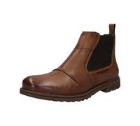 bugatti Herren Schlupfstiefel, Männer Stiefel Kaltfutter,Flacher Absatz,kaltgefüttert,Boots,Winterstiefel,Winterschuhe,Cognac (6300),42 EU/EU UK