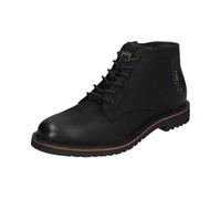 bugatti Herren Schlupfstiefel, Männer Stiefel Kaltfutter,lederstiefel,reißverschluss,Boots,Winterstiefel,Black/Black (1010),44 EU/EU UK