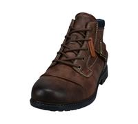 Bugatti Herren-Schnürstiefelette Dunkel-Braun-Blau 45