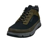 bugatti Herren Schlupfstiefel, Männer Stiefel Kaltfutter,schnürboots,halbstiefel,schnürung,Boots,Black/Dark Green (1071),43 EU/EU UK