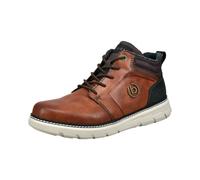 bugatti Herren Schlupfstiefel, Männer Stiefel Kaltfutter,uebergangsstiefel,uebergangsschuhe,Flacher Absatz,Cognac/Dark Brown (6361),42 EU/EU UK