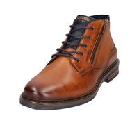 bugatti Herren Schnür-Stiefeletten 311AOC303100-6300 Weite Breit Reißverschluss Leder Cognac 44 EU