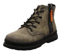 bugatti Herren Schnürboots Pallario Comfort Grau mit Schnürung und Zierzipper. grau Gr. 40