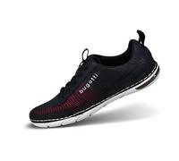 bugatti Glenans Schnür Schuhe Sneaker rot schwarz ASG04 - Größe 44