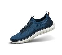 Bugatti Herren-Sneaker Compton 321-ASM01 Vegan Blau/Dunkelblau Größe 42