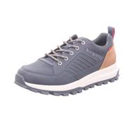 Bugatti Herren-Schnürhalbschuh Columb Blau-Braun-Weiß 45