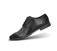 Bugatti Herren Schnürhalbschuh in schwarz