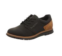 Bugatti Herren-Schnürhalbschuh Schwarz-Braun 44