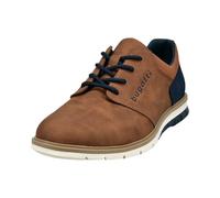 bugatti Herren Schnürschuh 335925035055-4114 Weite Normal Schnürung Synthetik Dark Blue/Taupe 43 EU