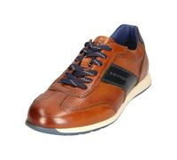 Slip-On Sneaker BUGATTI, Herren, Gr. 45, braun (cognac used), Leder, sportlich, Schuhe, Halbschuh, Slipper, Businessschuh mit Kontrastbesatz (12671333-45) cognac used