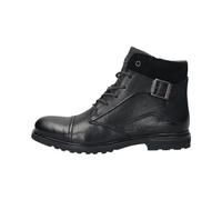 bugatti Herren Schnürstiefel, Männer Stiefel,uebergangsstiefel,uebergangsschuhe,schnürboots,halbstiefel,schnürung,schwarz (1000),44 EU / 9 UK