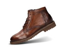 Bugatti Herren Stiefel 331-AO930 Schnürstiefel Kaltfutter Wechselfußbett Cognac 46