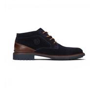 Bugatti Herren-Schnürstiefeletten aus Wildleder, Desert-Ankle - Rigalo Evo - Dunkelbraun EU46
