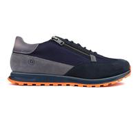 bugatti Herren Side Zip Freizeit-Sneaker Sneaker Blau 45 EU