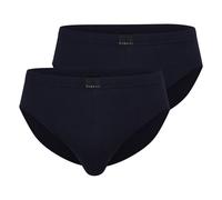 BUGATTI Slip gesäumter Gummibund Stretch Doppelpack dunkelblau XL