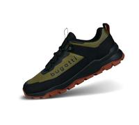 bugatti Herren Snaker mit Hiking Touch für einen komfortablen Look, dunkelgrün, 41 EU