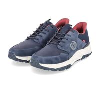 Bugatti Fashion Herren Low-Sneaker 322-AVL02 – Blau, Textil & Synthetik, Gr. 42