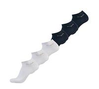 bugatti Herren Sneaker 6er Pack uni basic schwarz, Size:43-46, Farben:nav/wht