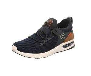 Bugatti Herren-Sneaker Blau-Braun-Weiß 43