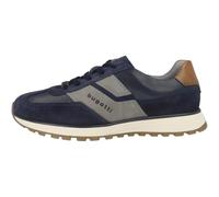 Sneaker BUGATTI "bugatti Sneaker Leder", Herren, Gr. 43, blau, Leder, Schuhe Sneaker (65514303-43) blau
