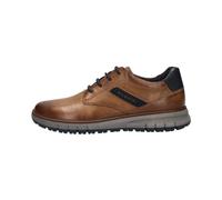 bugatti Herren Sneaker, Männer Schnürer, Wechselfußbett,Schnuerung,lace-up Shoes,Low-tie,schnürschuhe,Halbschuhe,Cognac (6300),44 EU / 9 UK