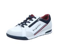 Bugatti Herren-Sneaker Weiß-Blau 45