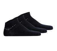bugatti Herren Sneakersocken 3er Pack - Socks Soft Cotton Uni Basic 43-46 Blau