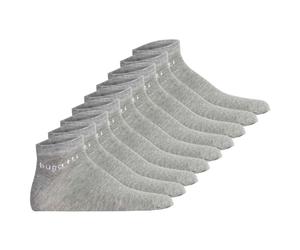 bugatti Herren Sneakersocken 9er Pack - Socks Soft Cotton Uni Basic 39-42 Grau