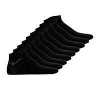 bugatti Herren Sneakersocken 9er Pack - Socks Soft Cotton Uni Basic Schwarz 43-46