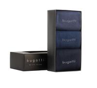 bugatti Herren Socken, 3er Pack - Basic Geschenkbox Dunkelblau 39-42