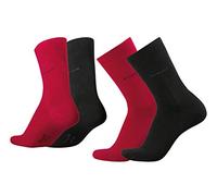 bugatti Herren Socken 4er Pack - Klassische Baumwollsocken für Alltag | Herrensocken,4er Pack,Baumwollsocken,atmungsaktiv,weich,Komfortbund,verstärkte Ferse,verstärkte Spitze,formstabil,langlebig