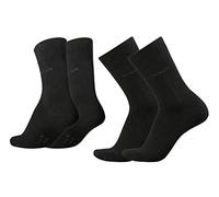 bugatti Herren Socken 4er Pack uni basic Farben rot, indigo melange, Size:39-42, Farben:black