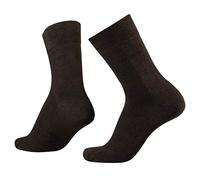 bugatti Herren Socken 6702 / bugatti smooth cotton basic, Gr. 43-46, Braun (mottled brown 180) 2pack